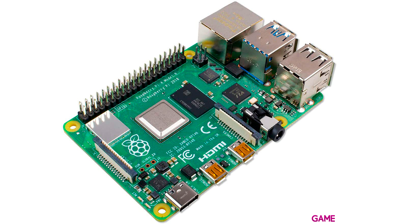 Raspberry Pi 4 Model B placa de desarrollo 1,5 MHz BCM2711-0