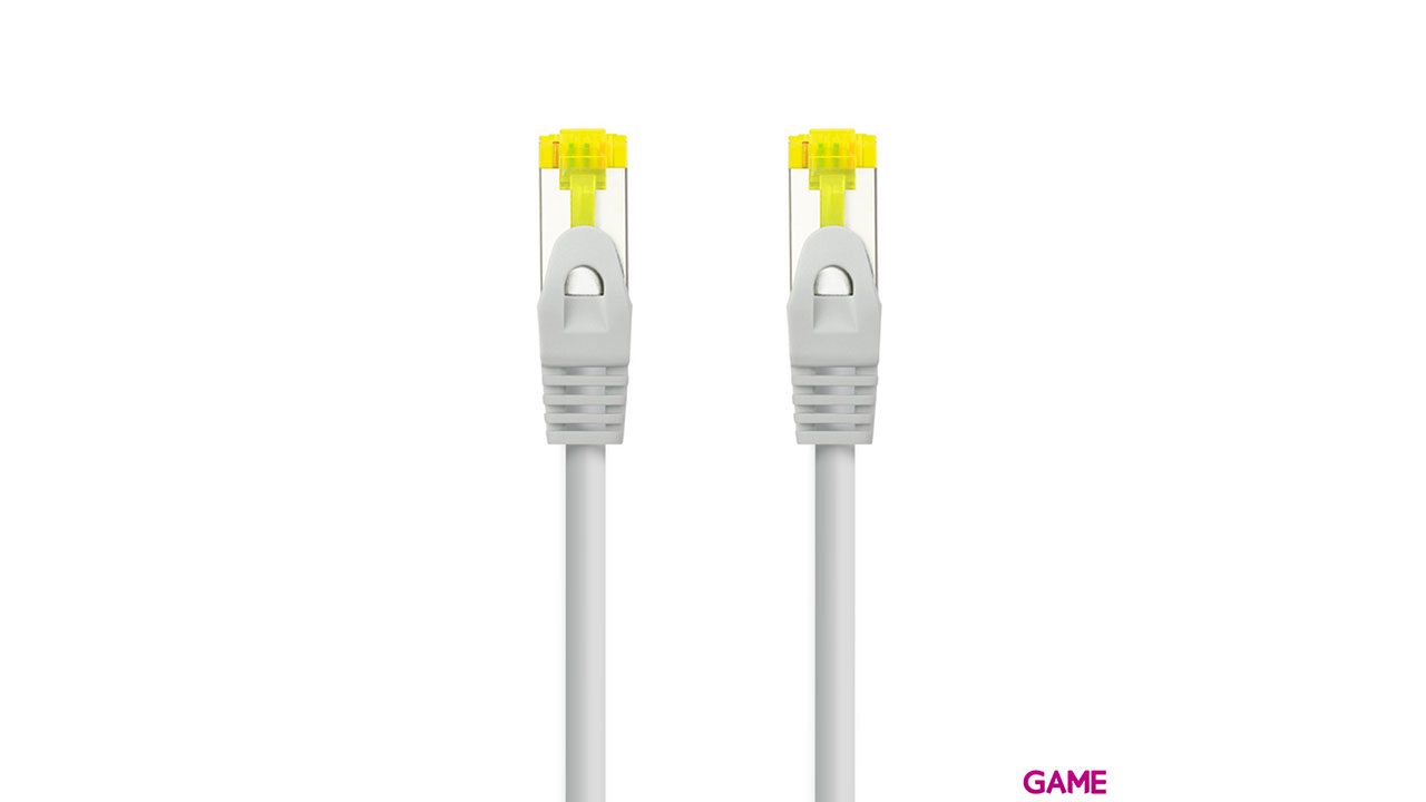 Nanocable Cable de red latiguillo RJ45 LSZH Cat.6A SFTP AWG26, Gris, 1.0 m-1