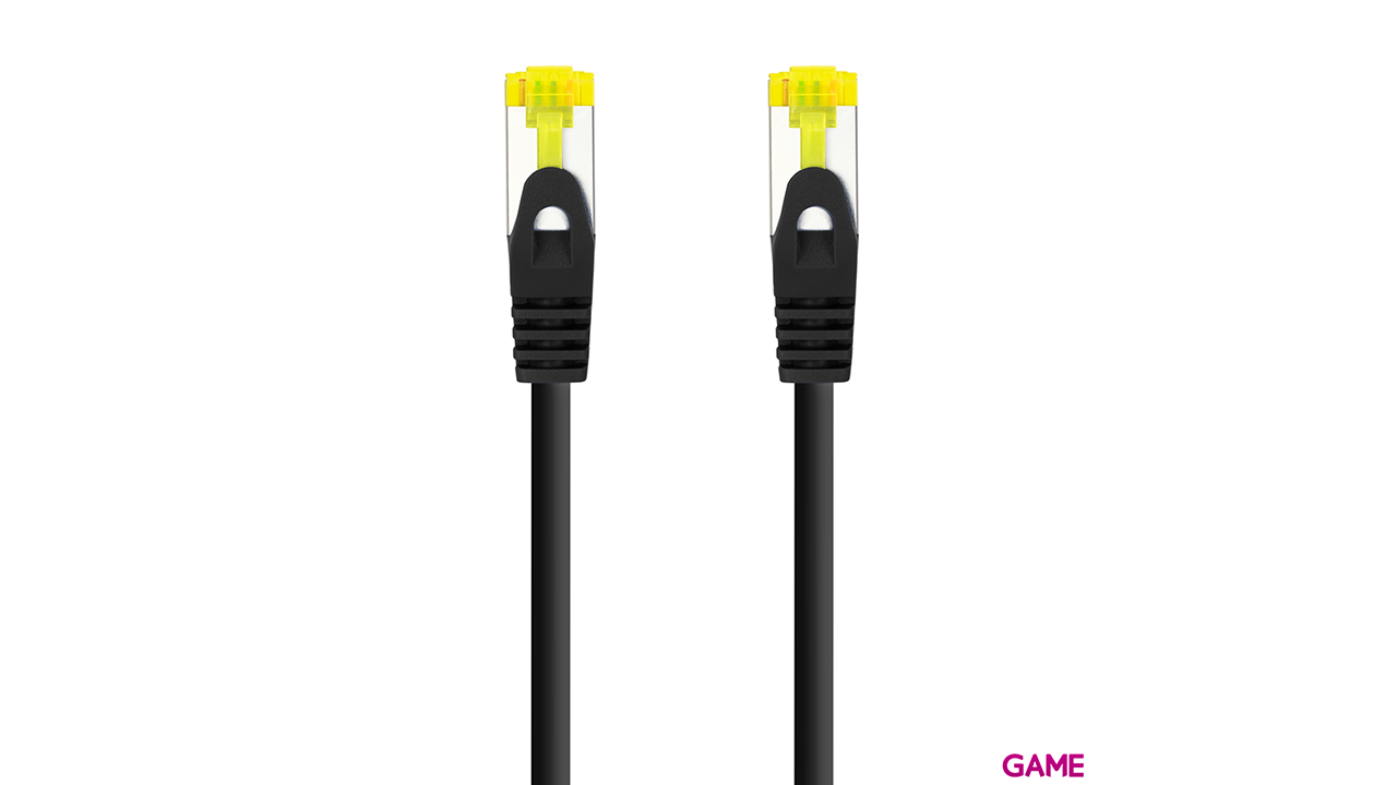 Nanocable Cable de red latiguillo RJ45 LSZH Cat.6A SFTP AWG26, Negro, 1.0 m-1