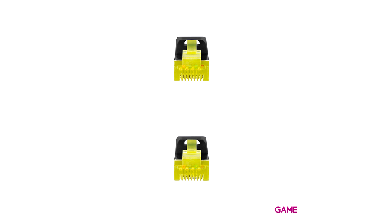 Nanocable Cable de red latiguillo RJ45 LSZH Cat.6A SFTP AWG26, Negro, 1.0 m-2