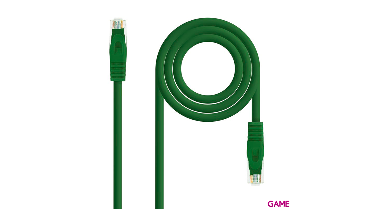 Nanocable Cable de red latiguillo RJ45 LSZH Cat.6A SFTP AWG26, Verde, 3.0 m-0