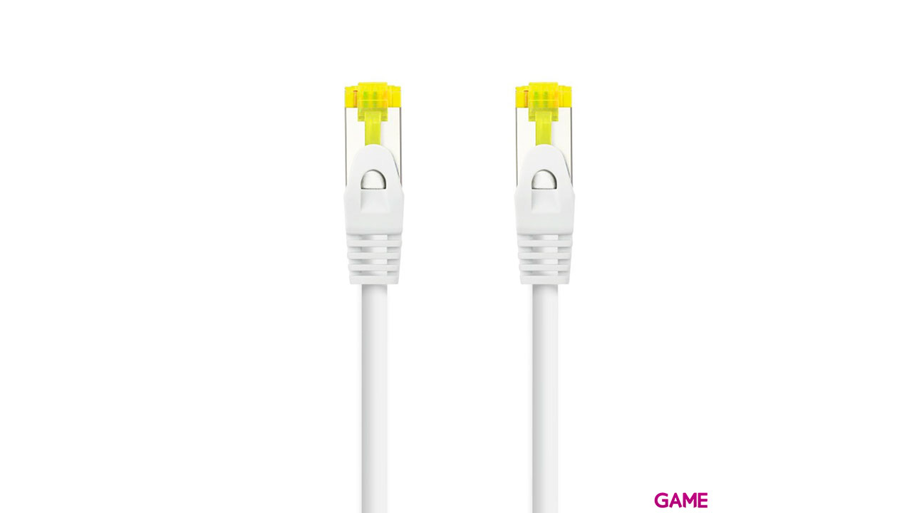 Nanocable Cable de red latiguillo RJ45 LSZH Cat.6A SFTP AWG26, Blanco, 3.0 m-1
