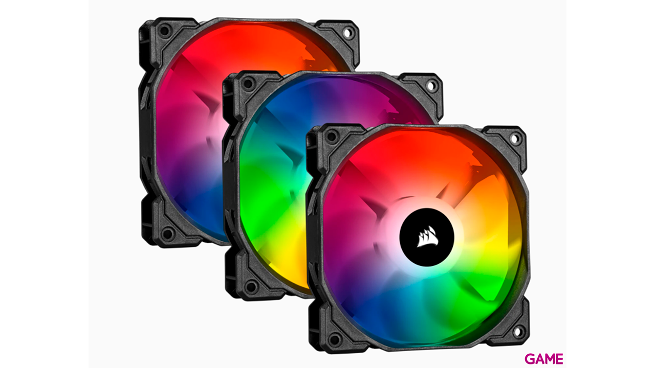 Corsair CO-9050094-WW ventilador de PC Carcasa del ordenador 12 cm Negro, Gris-0