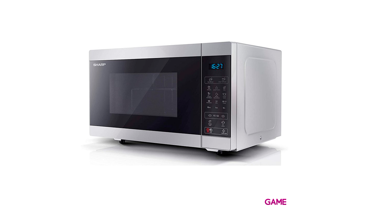 Sharp Home Appliances YC-MG51E-S 25L 900W Metálico - Microondas-1