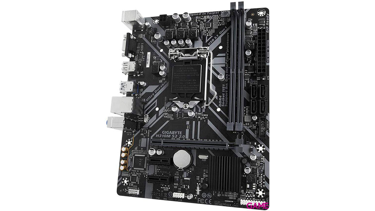 Gigabyte H310M S2 2.0 LGA 1151 Zocalo H4 Micro ATX Intel® H310 - Placa Base-3