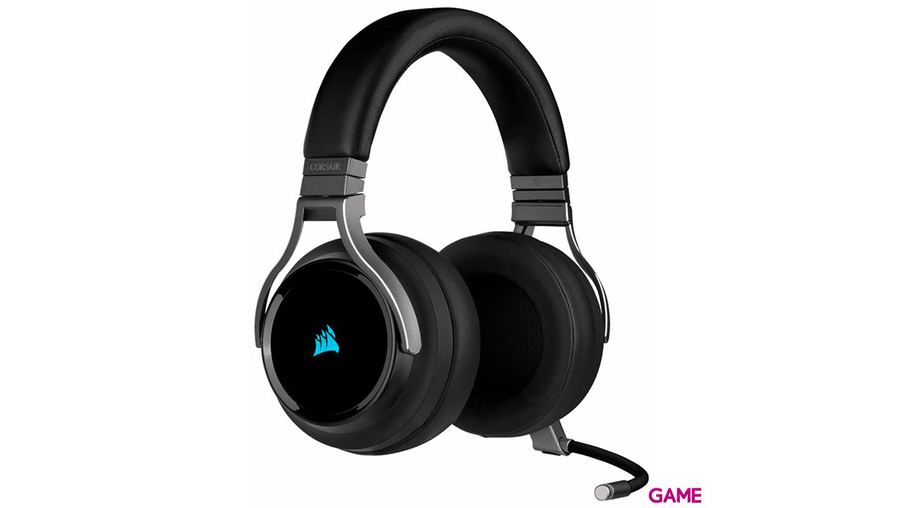 Corsair Virtuoso RGB - Carbono - 7.1 PC-PS4-PS5 - 3.5mm - XBOX-SWITCH-MOVIL - Auriculares Gaming Inalámbricos-4