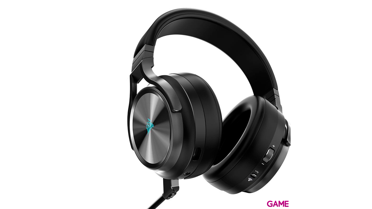 Corsair Virtuoso RGB Wireless SE- 7.1 PC-PS4-PS5 - 3.5mm - XBOX-SWITCH-MOVIL - Auriculares Gaming Inalámbricos-4