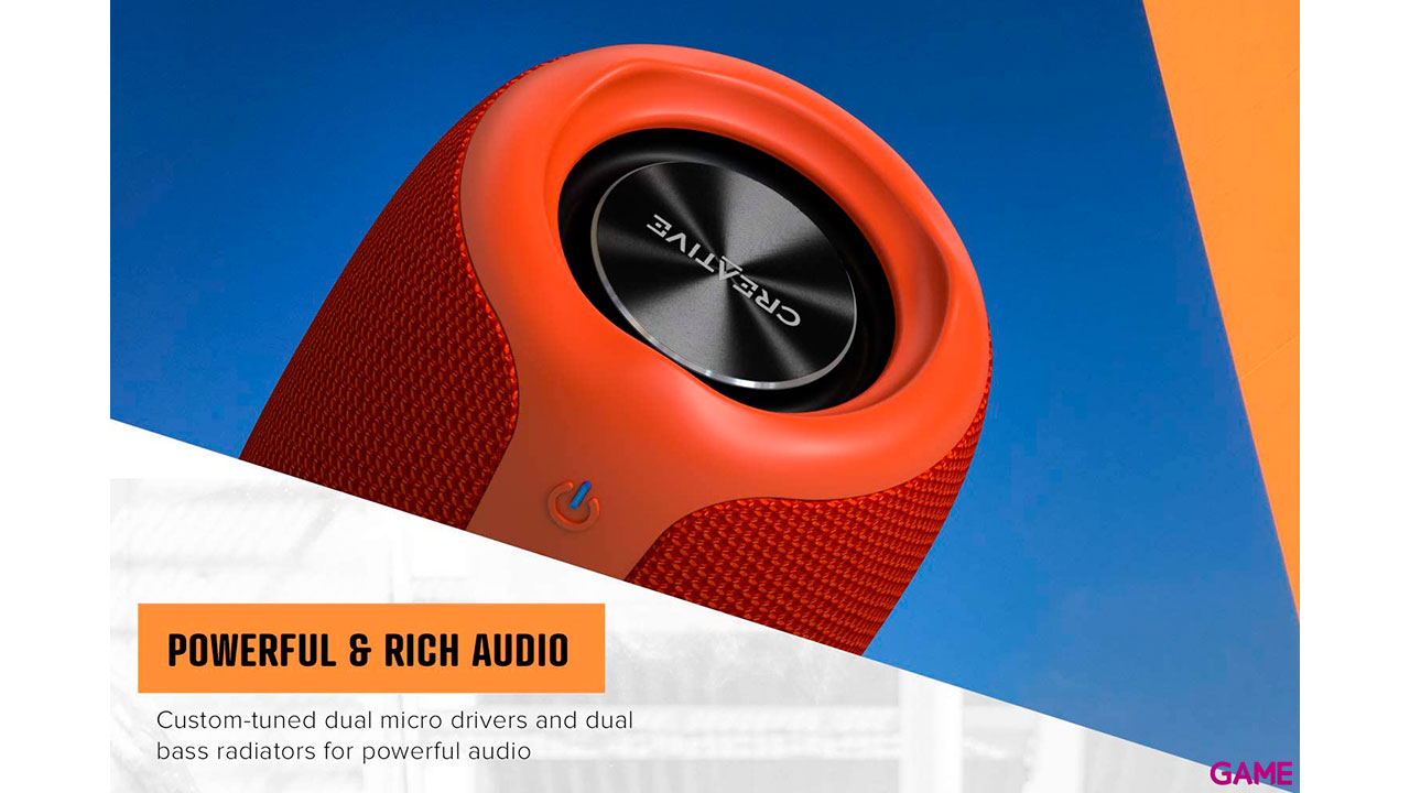 Creative Labs Creative MUVO Play 10 W Altavoz portátil estéreo Naranja-4