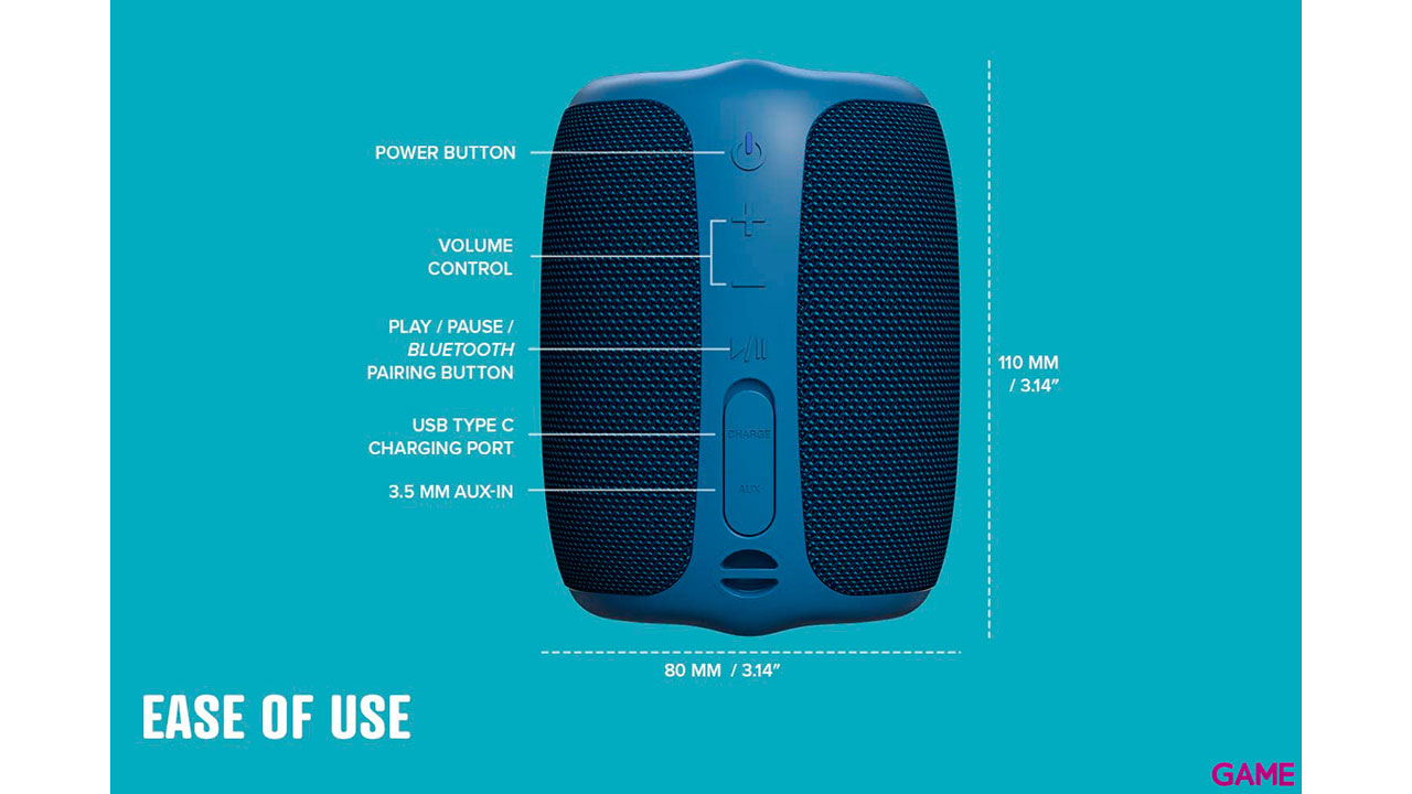 Creative Labs Creative MUVO Play 10 W Altavoz portátil estéreo Naranja-6