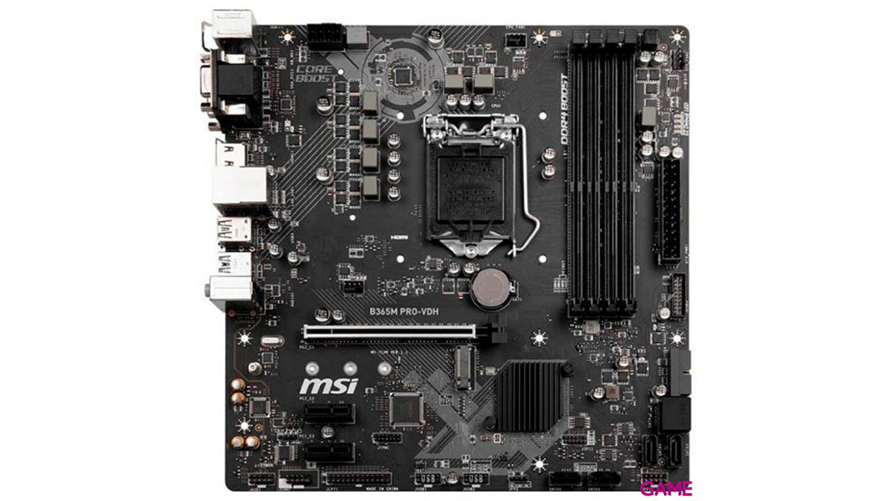 MSI B365M Pro-VDH LGA 1151 Zocalo H4 Micro ATX Intel B365 - Placa Base-1