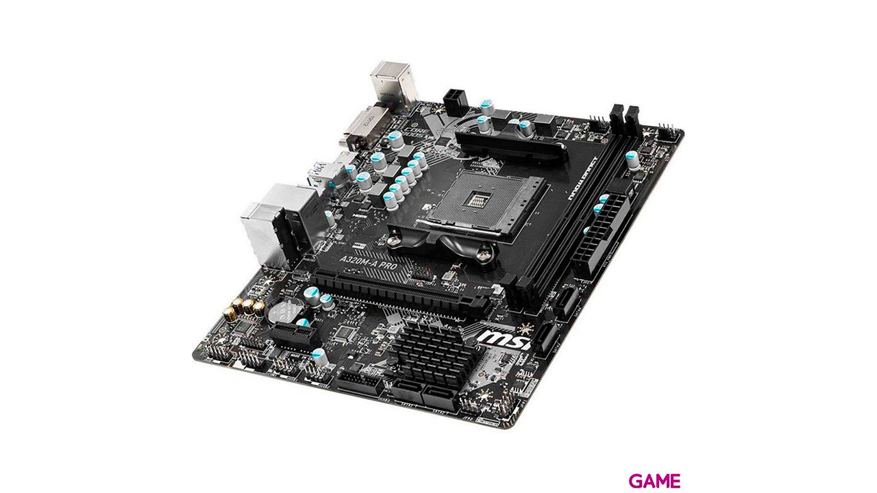 MSI A320M-A PRO AM4 Micro ATX AMD A320 - Placa Base-0