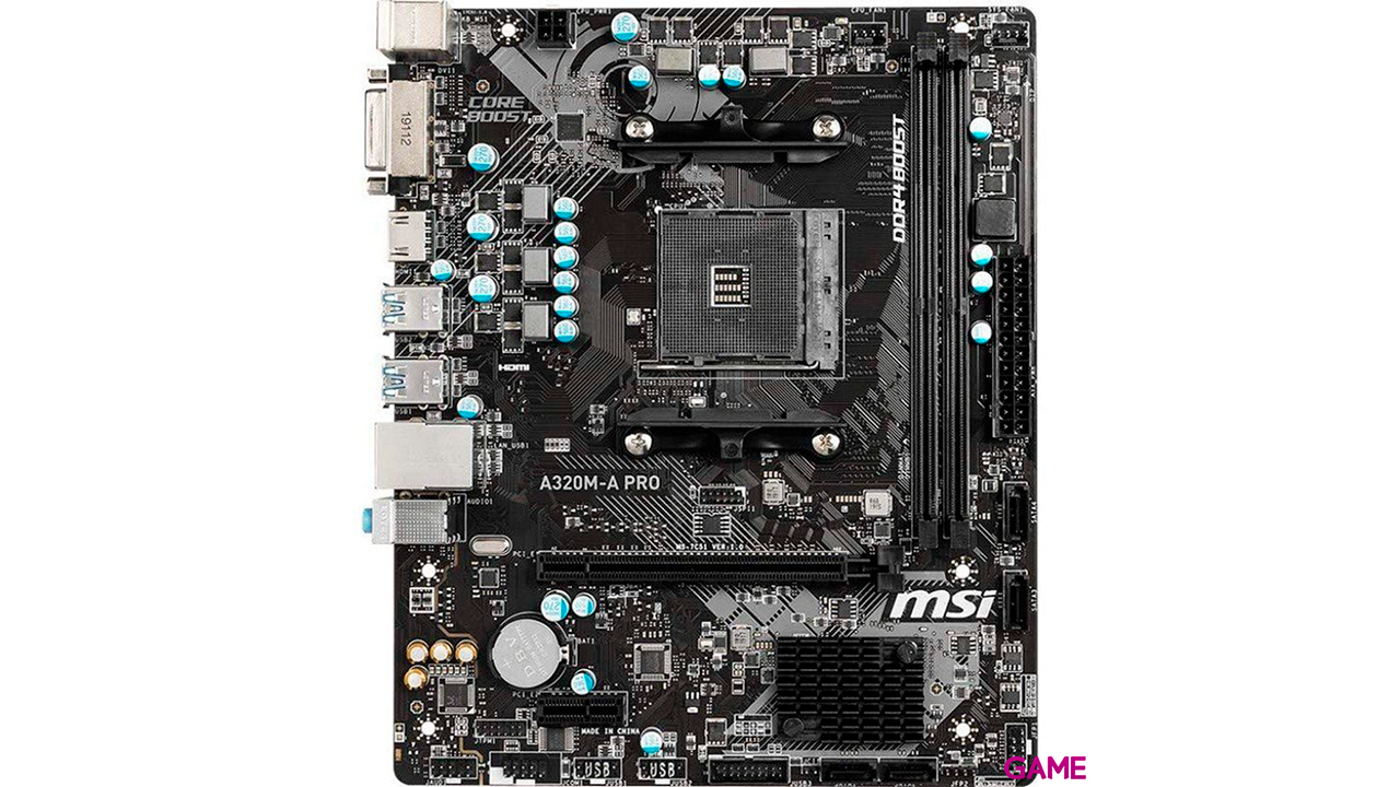 MSI A320M-A PRO AM4 Micro ATX AMD A320 - Placa Base-2