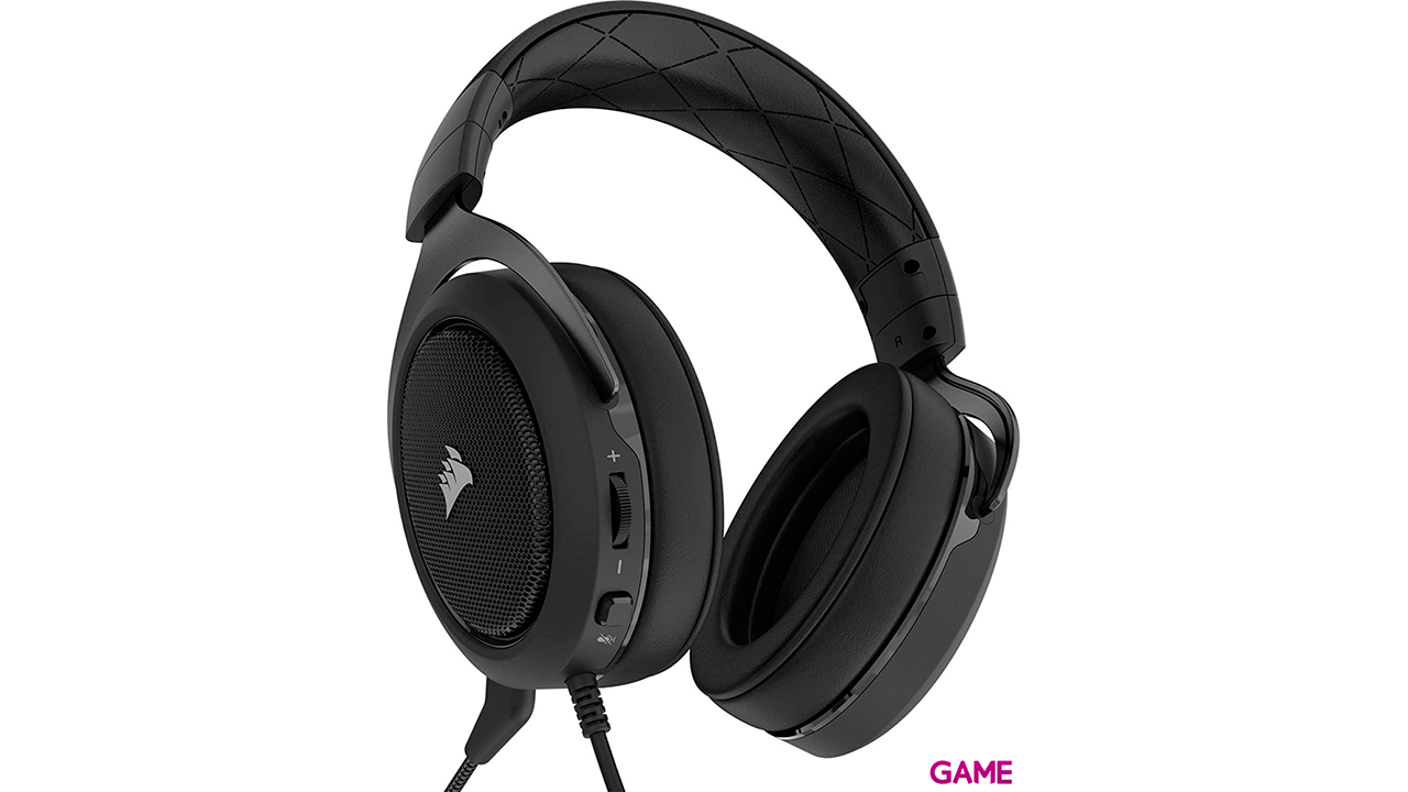 Corsair HS60 PRO STEREO Negro- Azul- PC-PS4-PS5-XBOX-SWITCH-MOVIL - Auriculares Gaming-1