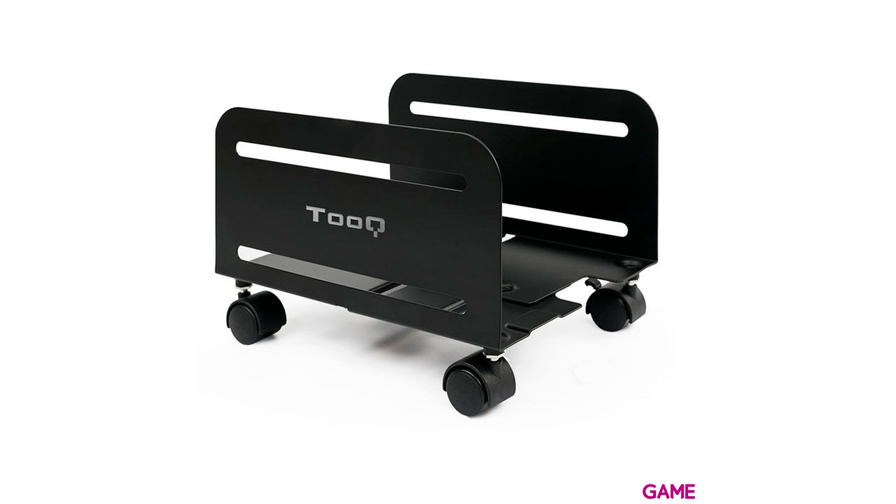 TooQ Soporte metálico para CPU de suelo con ruedas - Soporte-0