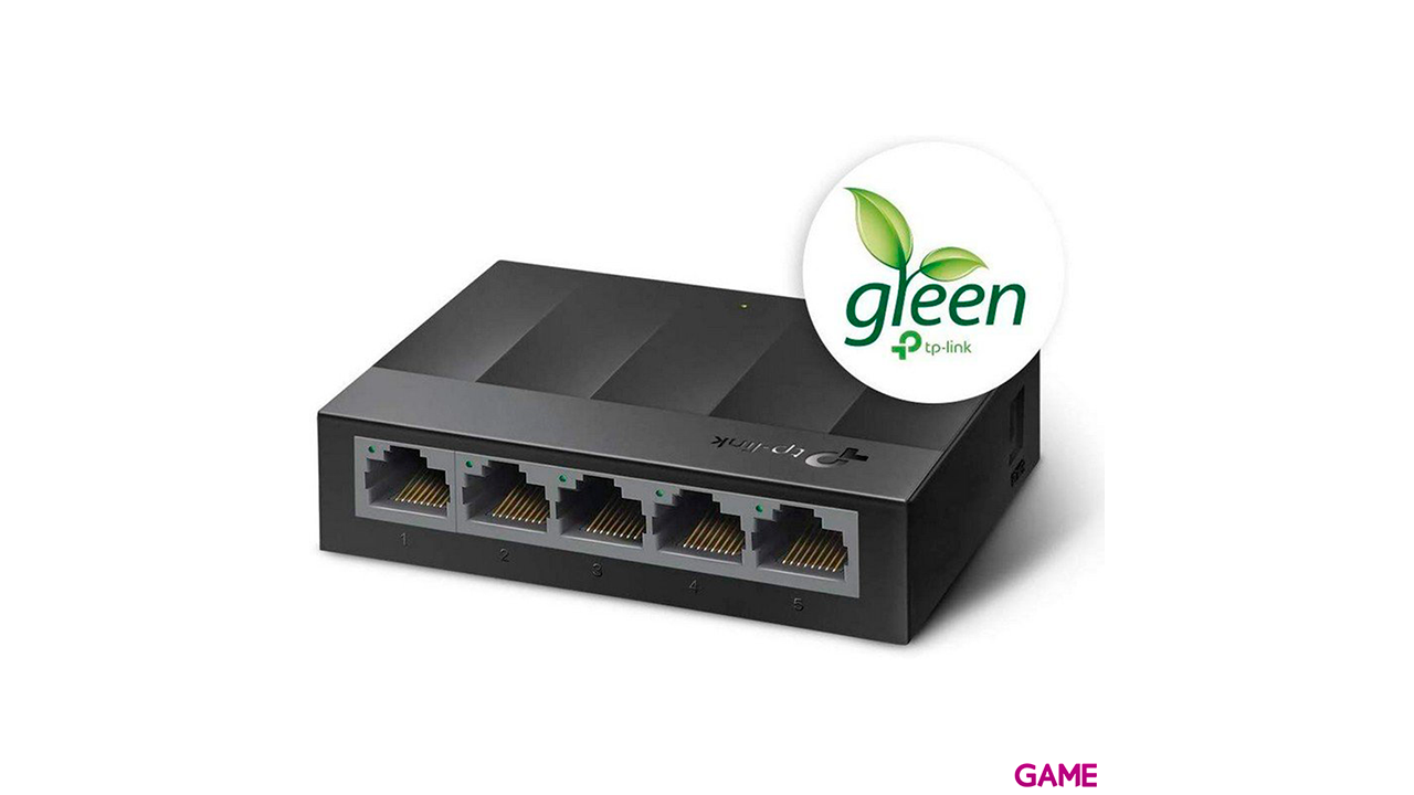 TP-LINK LS1005G Gigabit Ethernet (10/100/1000) Negro - Hub Switch-1