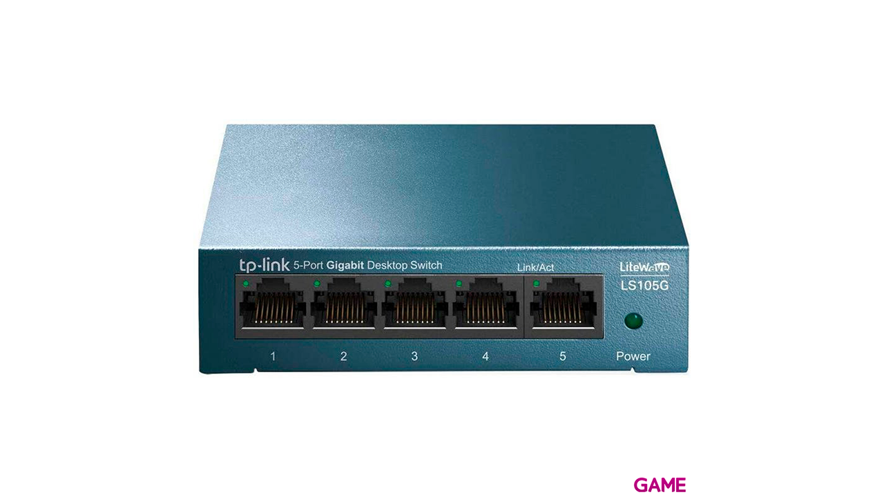 TP-LINK LS105G Gigabit Ethernet (10/100/1000) Azul - Switch-0