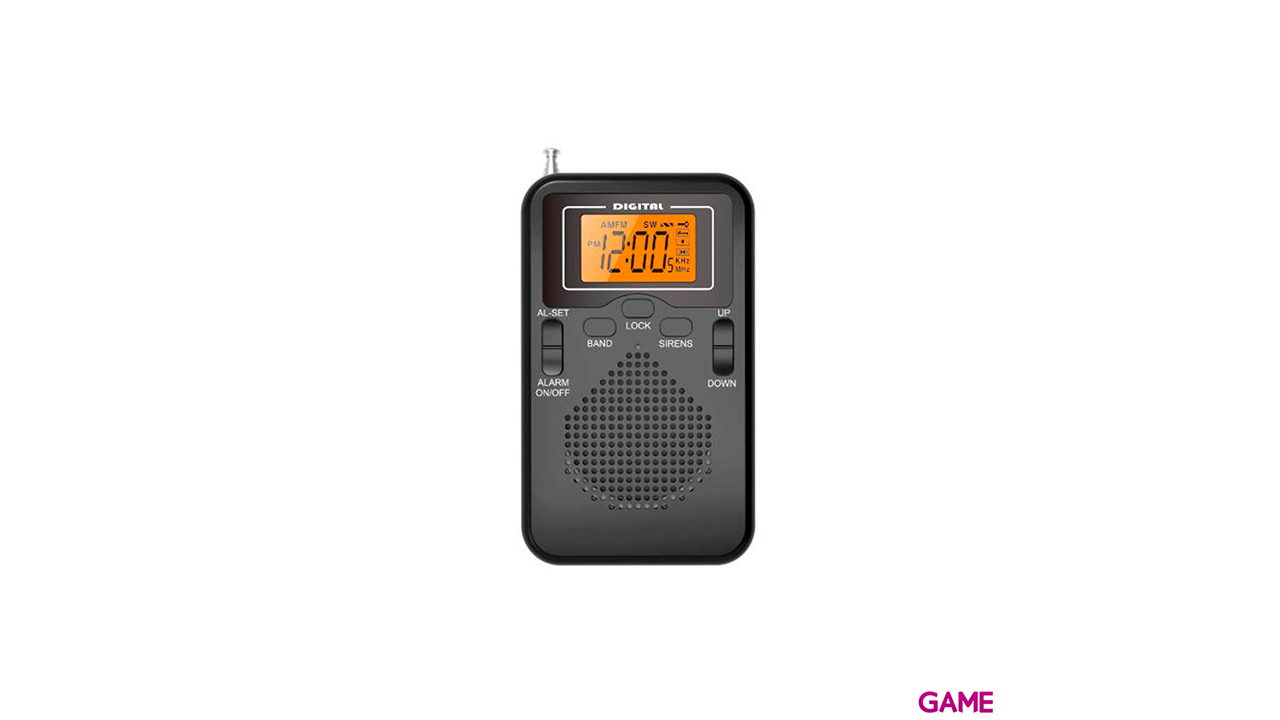 QUICKMEDIA RADIO AM FM STEREO NEGRO QMRDD-0