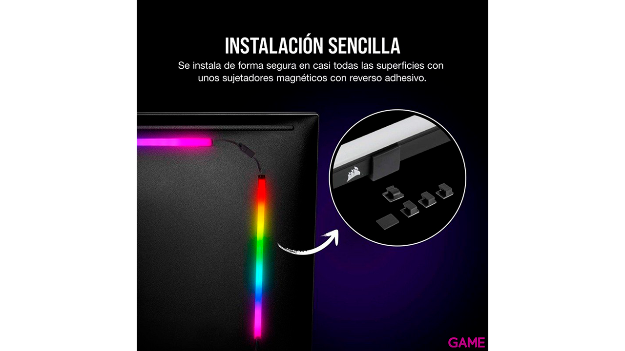 Corsair iCUE LS100 Interior 45 cm - Iluminacion Gaming-1