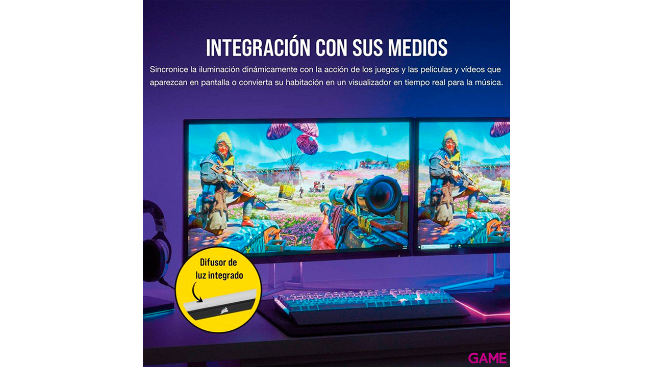 Corsair iCUE LS100 Interior 25 cm - Iluminacion Gaming-5