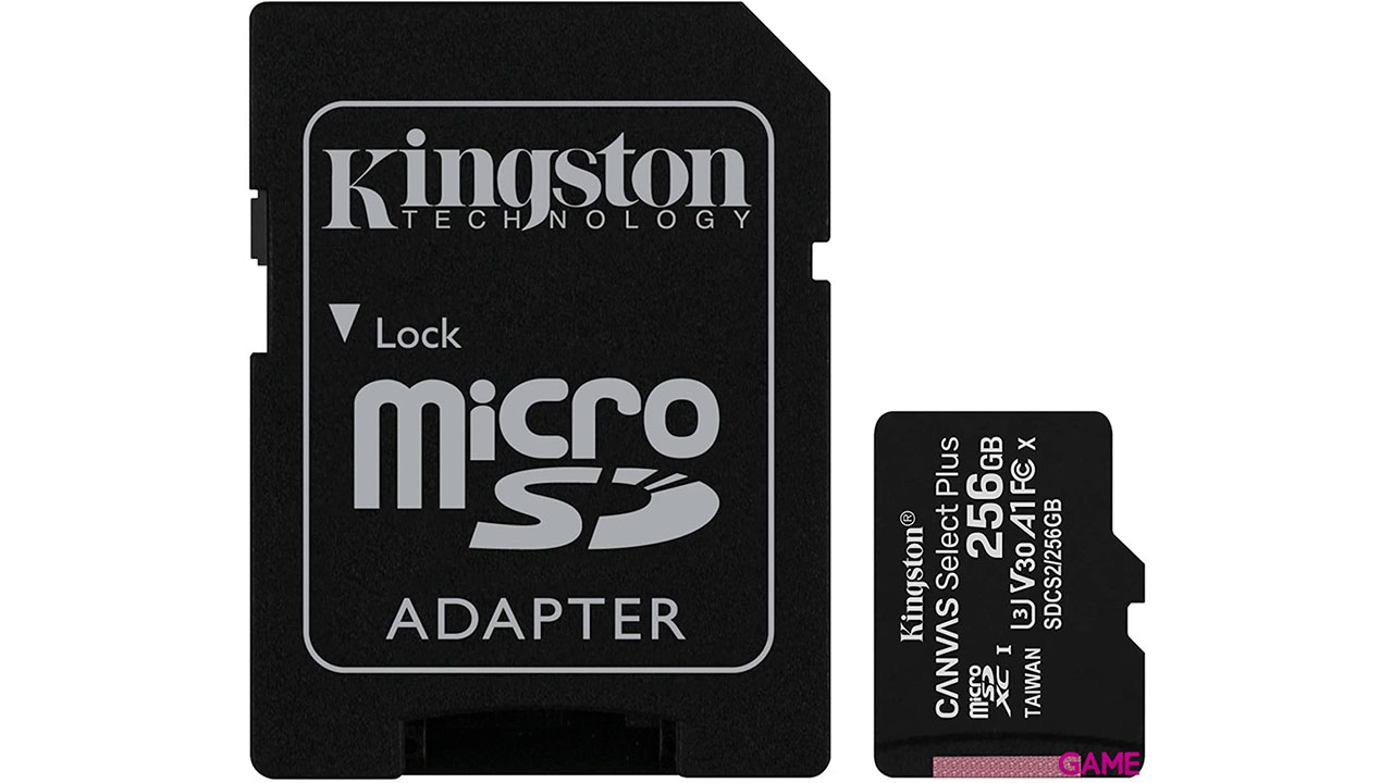 Kingston Technology Canvas Select Plus 256GB MicroSDXC Clase 10 UHS-I - Tarjeta Memoria-0