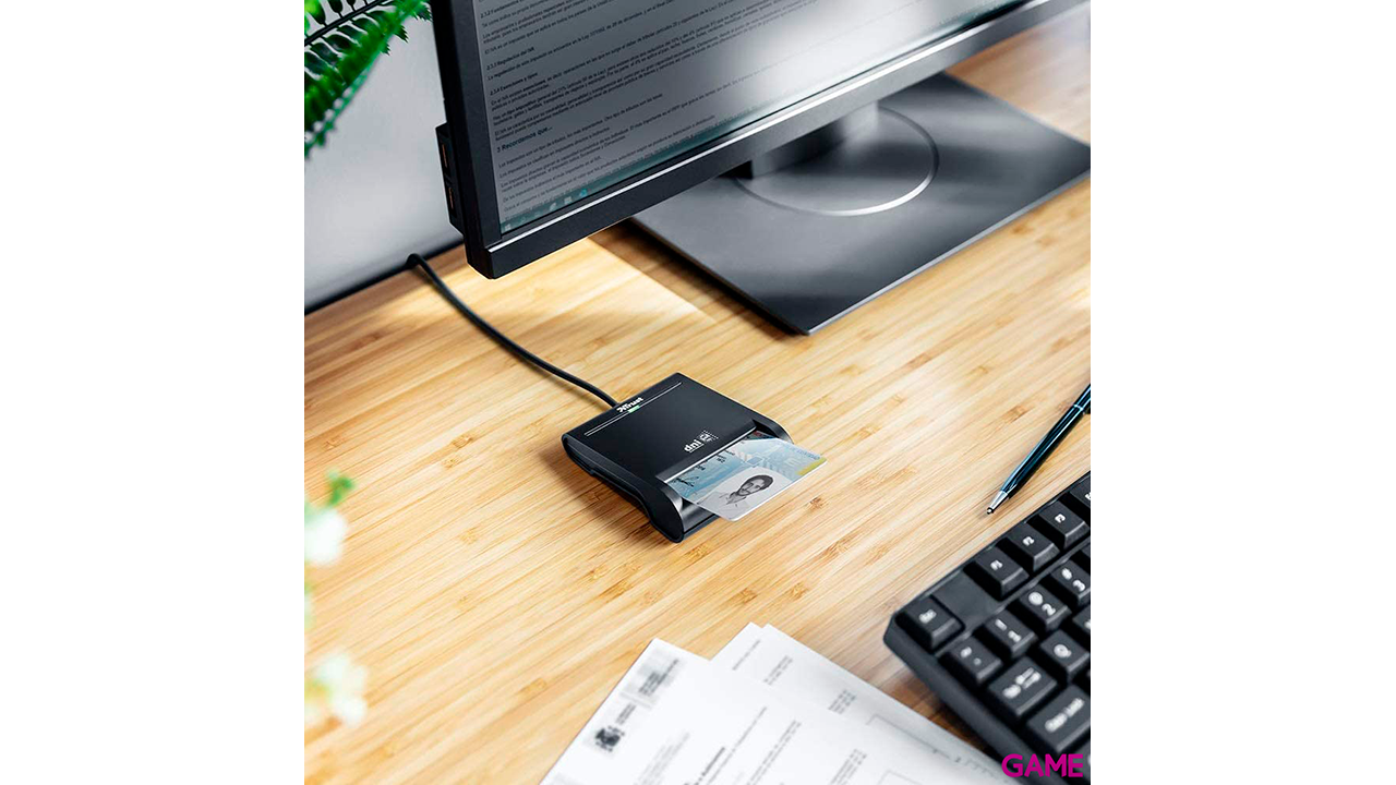 Trust DNIe lector de tarjeta inteligente Interior Negro USB 2.0-2
