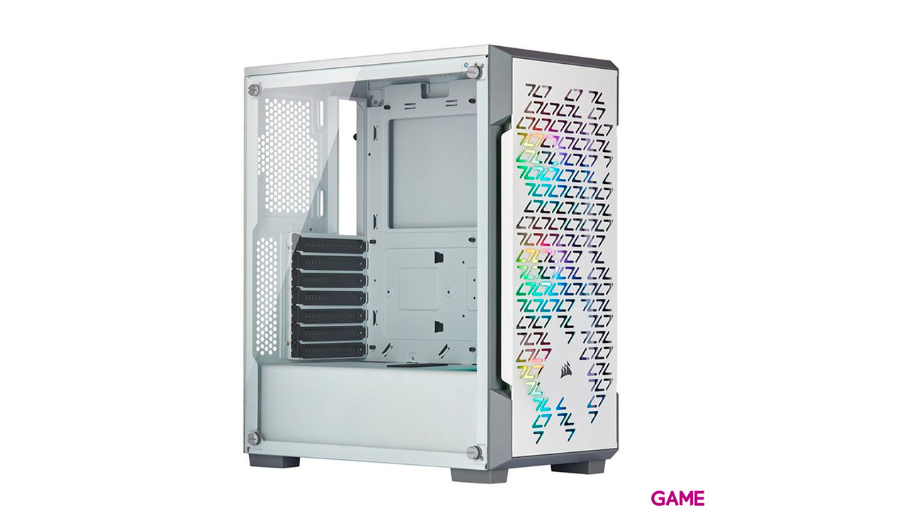 Corsair iCUE 220T RGB Midi Tower Blanco - Caja Ordenador-1