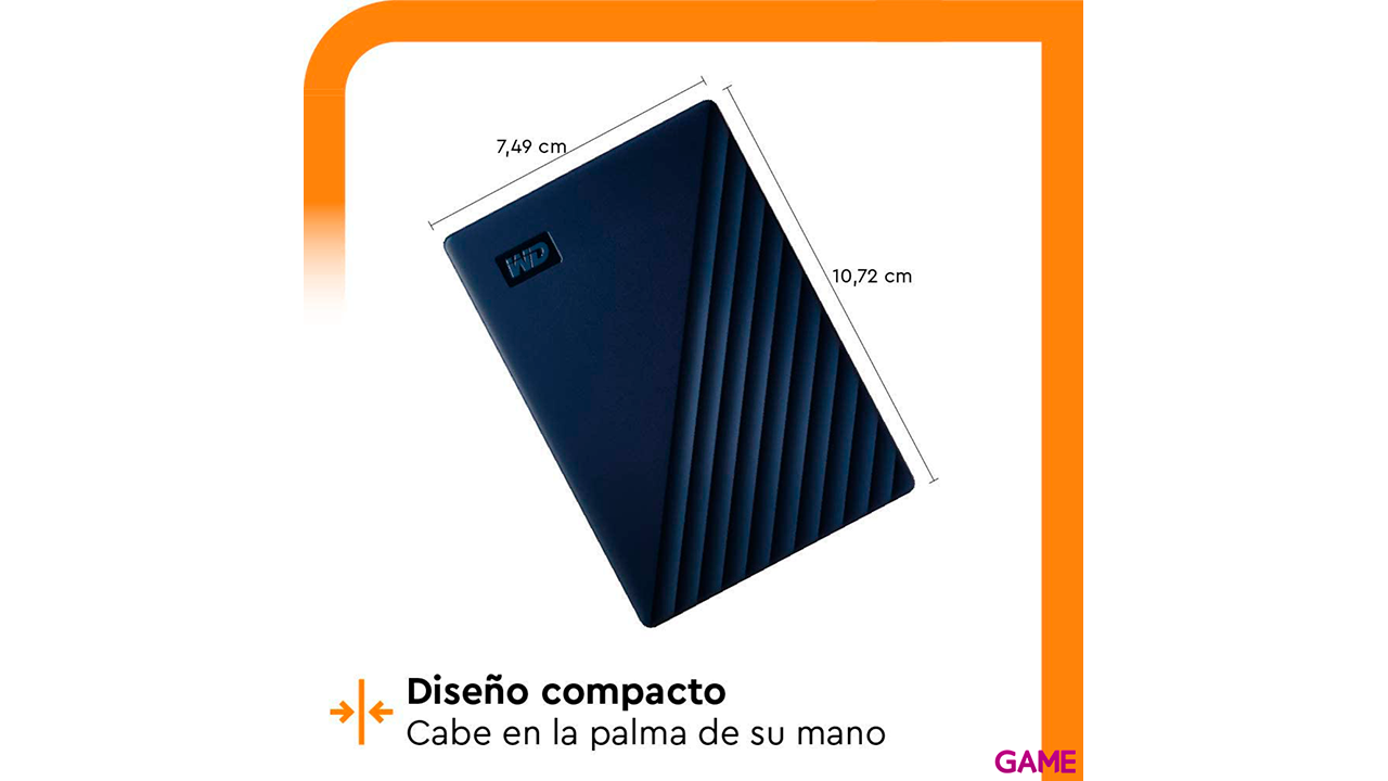 Western Digital My Passport for Mac disco duro externo 4000 GB Azul-2