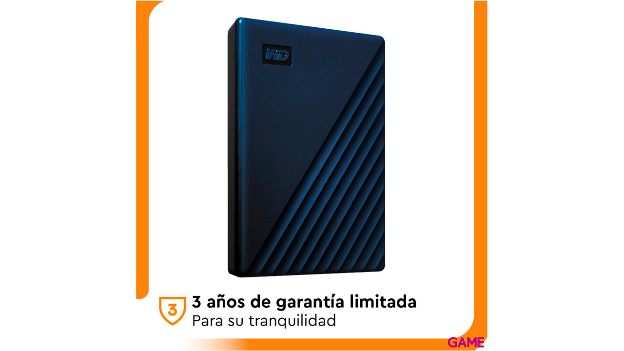 Western Digital My Passport for Mac disco duro externo 4000 GB Azul-4