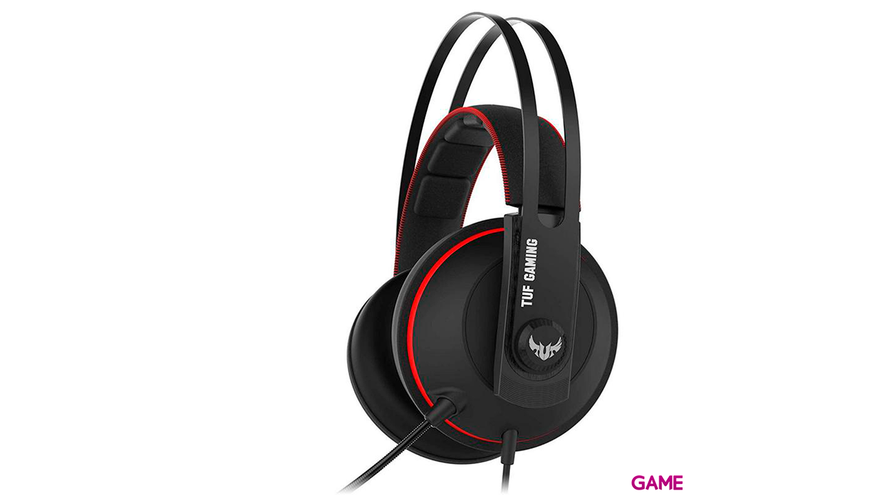 ASUS TUF Gaming H7 - PC-PS4-PS5-XBOX-SWITCH-MOVIL  - Negro - Rojo - Auriculares Gaming-2