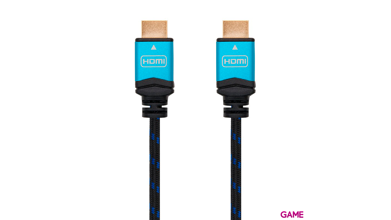 Nanocable HDMI V2.0 4K@60GHz 18GBps A/M-A/M 1.5m Negro - Cable-1