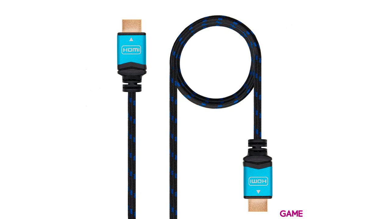 Nanocable Cable HDMI V2.0 4K@60GHz 18GBps A/M-A/M, negro, 2.0 m.-0