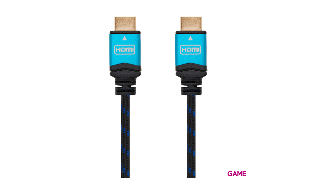 Nanocable HDMI V2.0 4K@60GHz 18GBps A/M-A/M 5m Negro - Cable-1