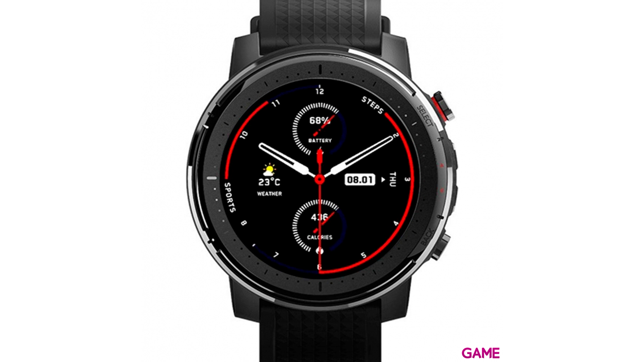 Amazfit Stratos 3 34mm GPS Negro - Reloj Inteligente-1
