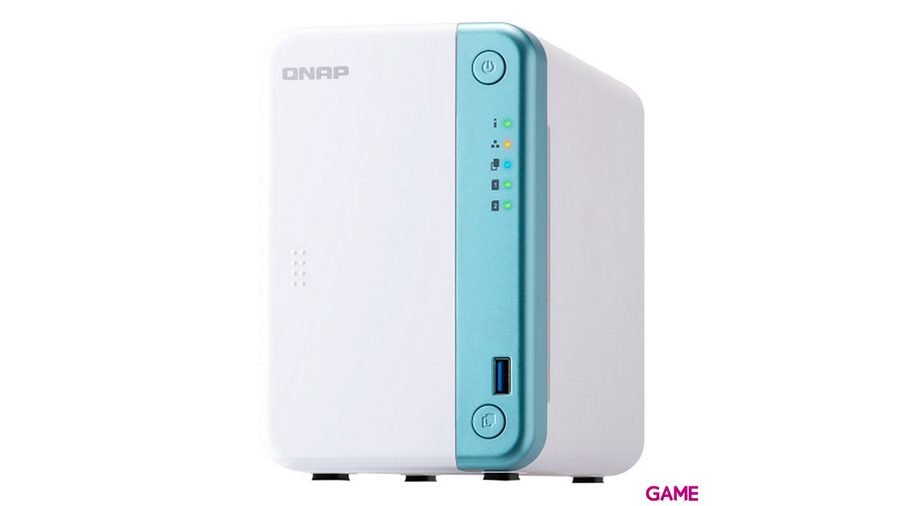 QNAP TS-251D J4005 Ethernet Tower Blanco NAS-4