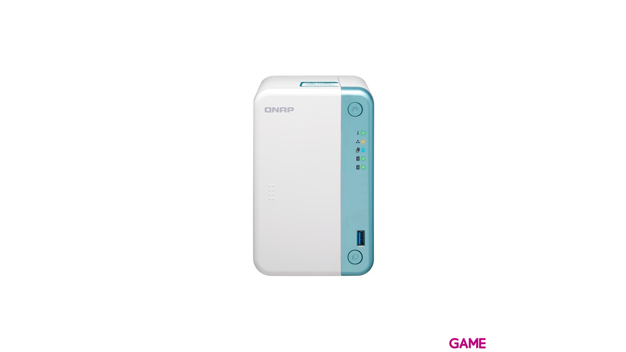 QNAP TS-251D J4005 Ethernet Tower Blanco NAS-0