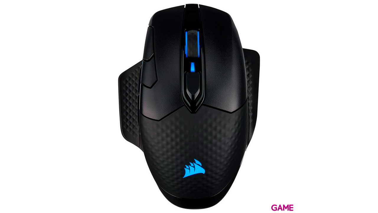 Corsair DARK CORE RGB SE ratón RF Wireless+Bluetooth+USB Type-A Óptico 18000 DPI mano derecha-0
