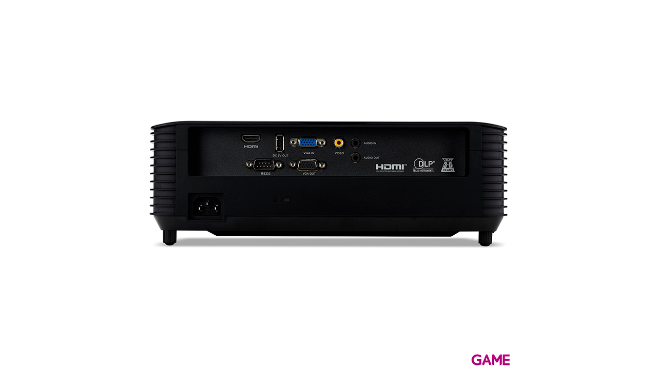 Acer Basic X128HP videoproyector 4000 lúmenes ANSI DLP XGA (1024x768) Proyector instalado en el techo Negro-4