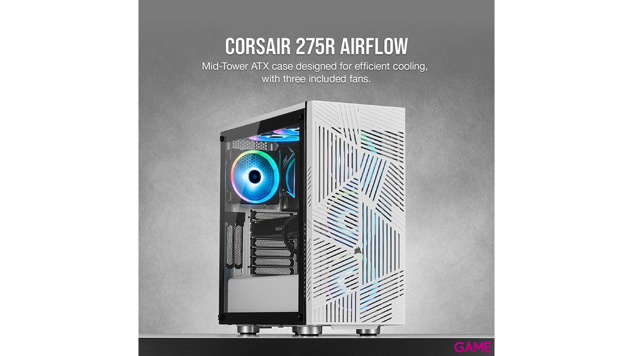 Corsair 275R Airflow Midi Tower Blanco-1