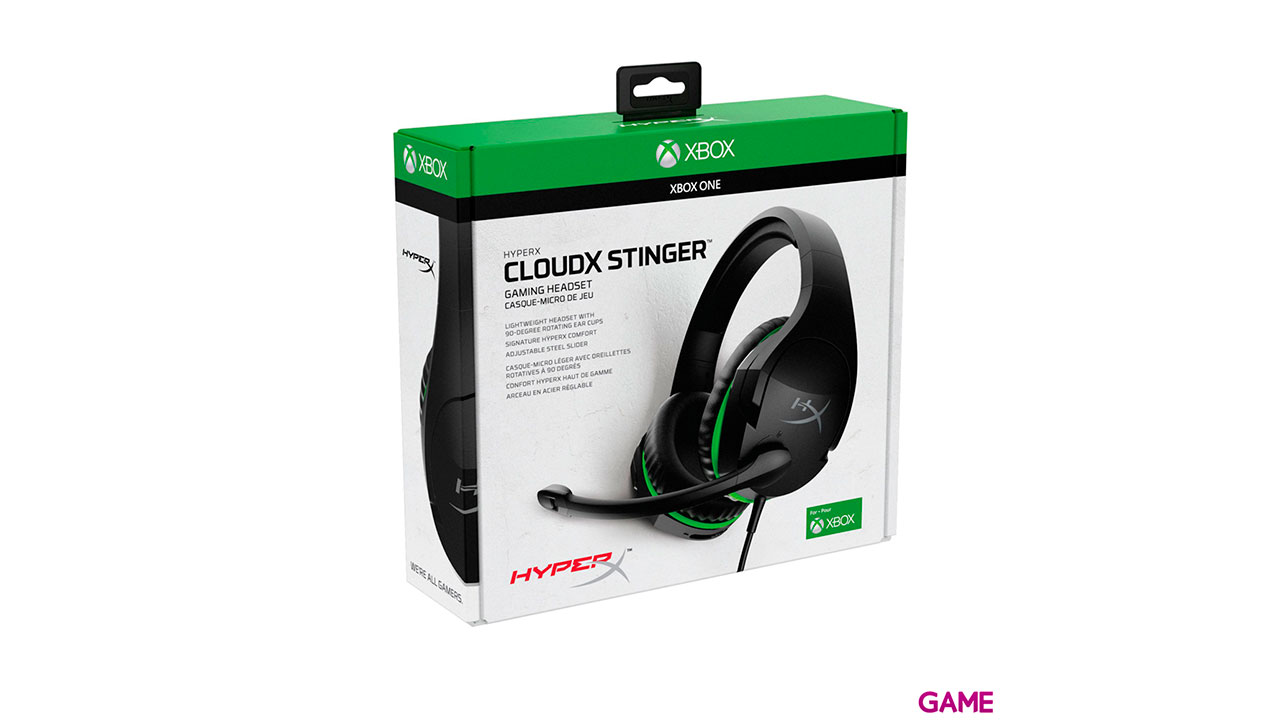 HyperX CloudX Stinger Auriculares Diadema Negro, Verde-5
