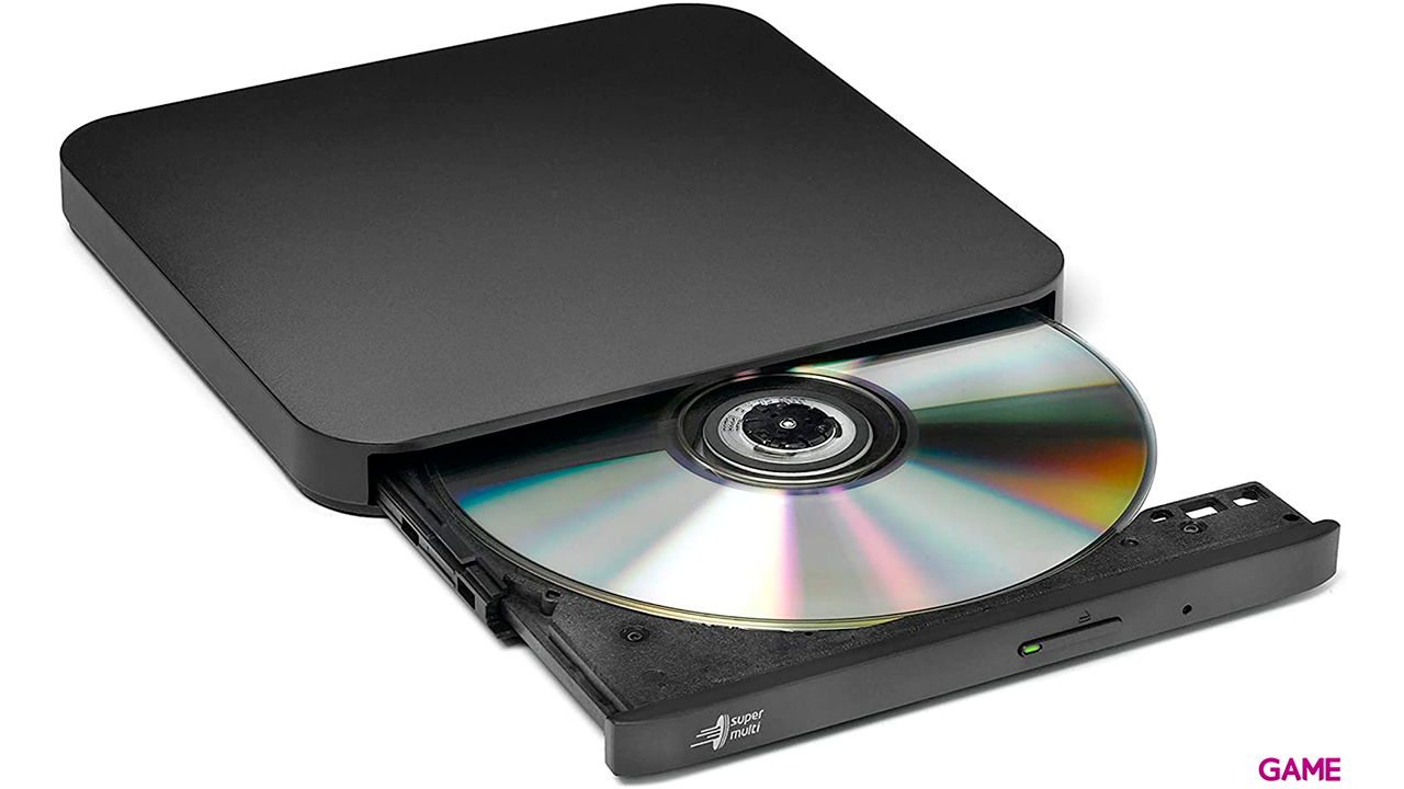 REGRABADORA ULTRA SLIM PORTABLE DVD-W NEGRO LG-1