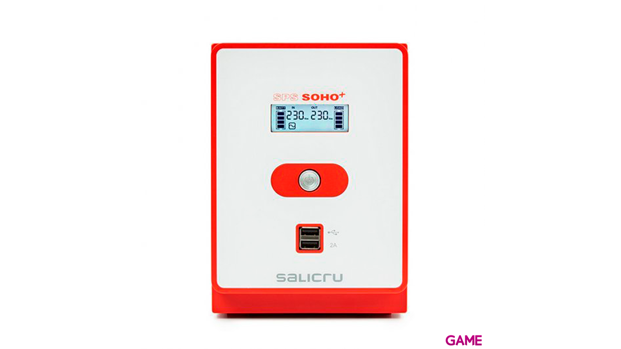 Salicru SPS SOHO+ SAI Line-interactive 500 VA - 2200 VA con doble cargador USB-1