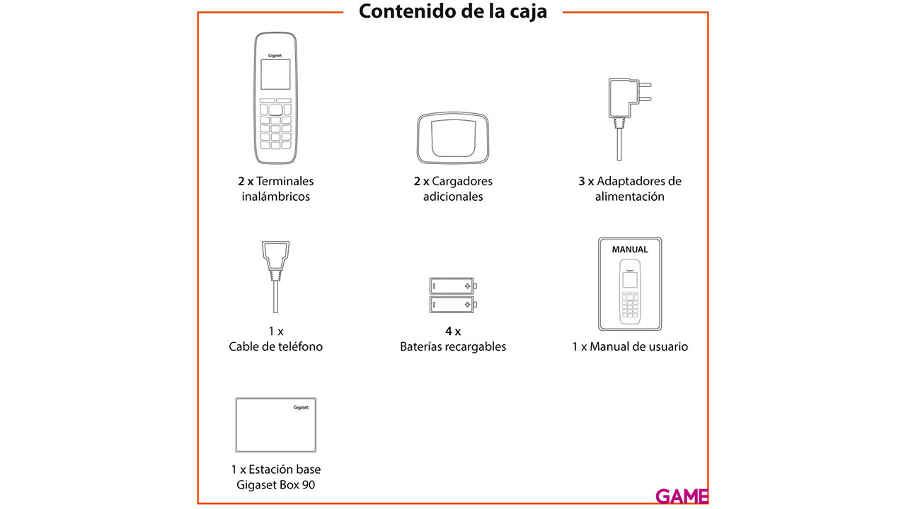 Gigaset CL390 Duo Teléfono DECT/analógico Gris Identificador de llamadas-4