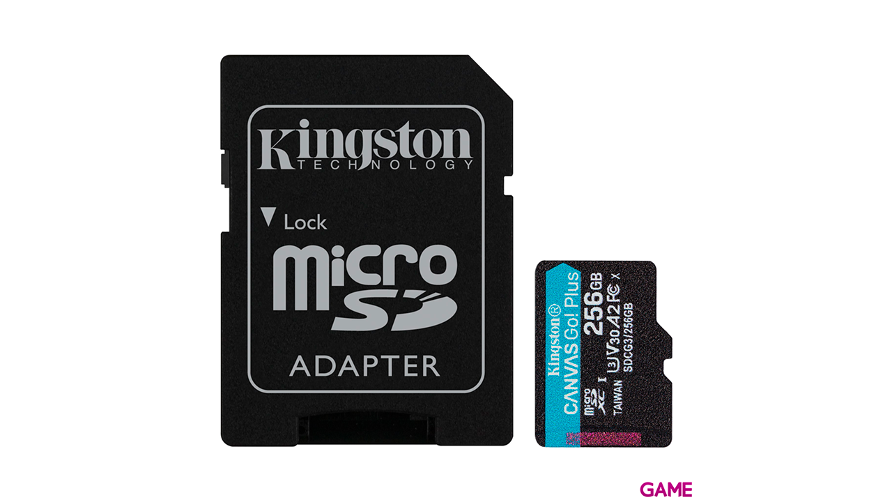 Kingston Technology Canvas Go! Plus 256GB SD Clase 10 UHS-I - Tarjeta Memoria-0