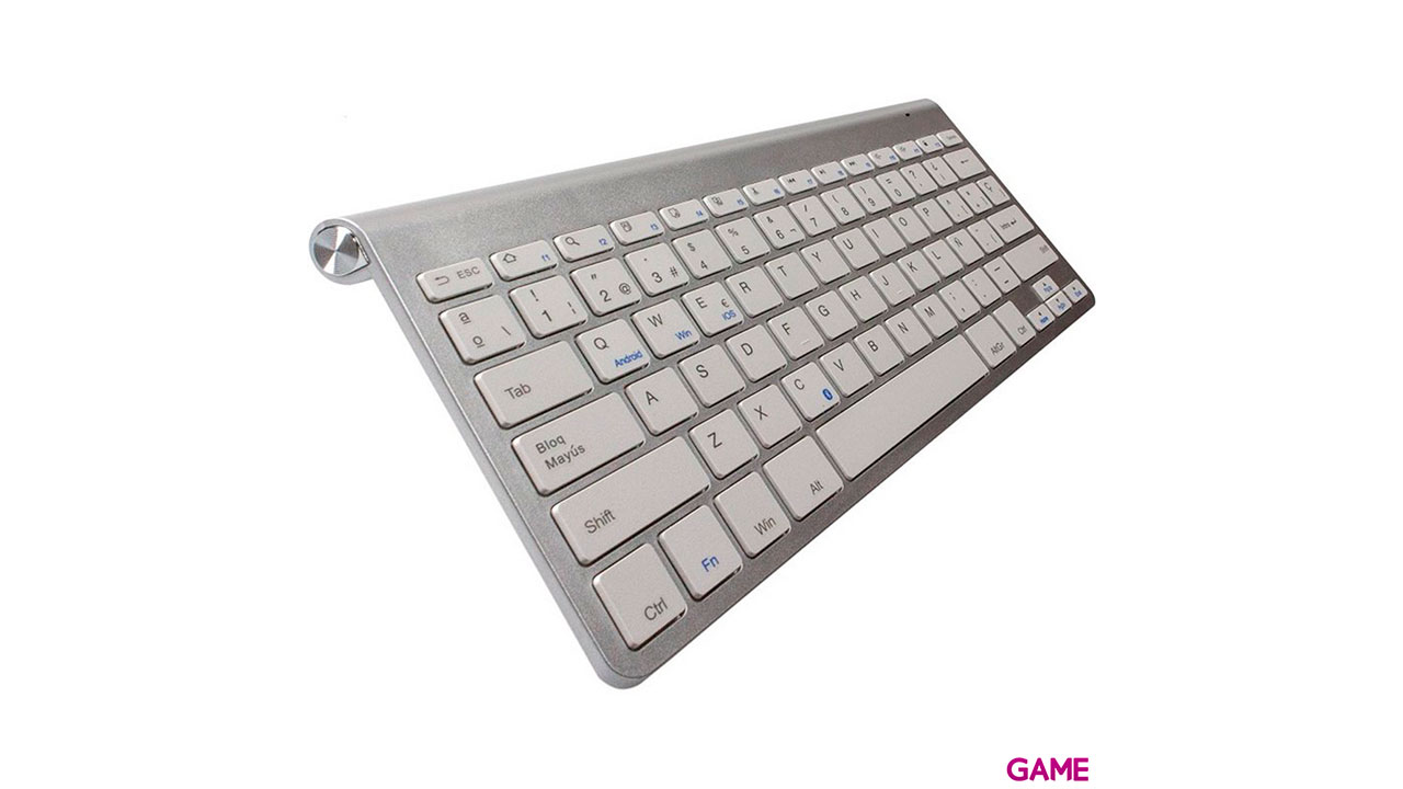 Subblim Pure Compact Wireless Bluetooth Plata - Teclado-0