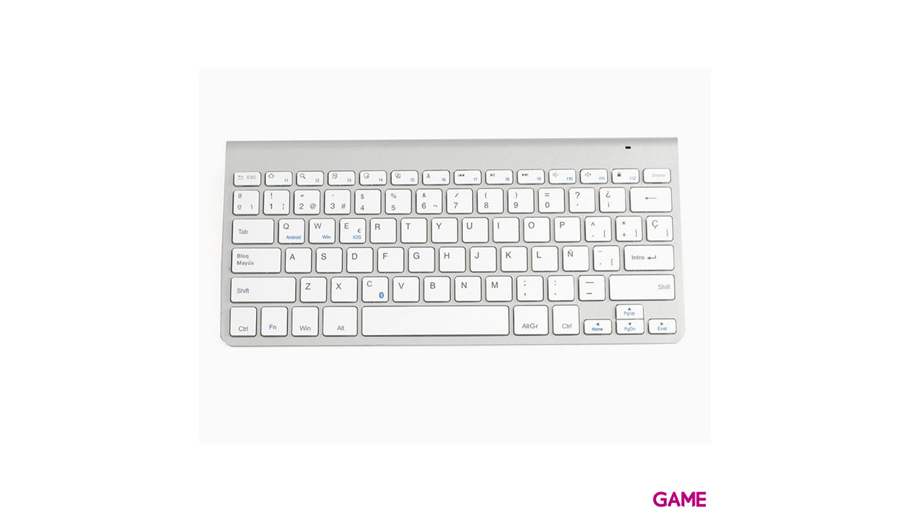 Subblim Pure Compact Wireless Bluetooth Plata - Teclado-1