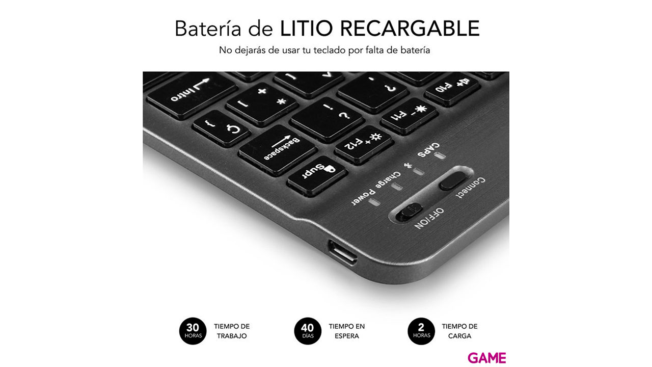 Subblim Smart BT Gris - Teclado-4