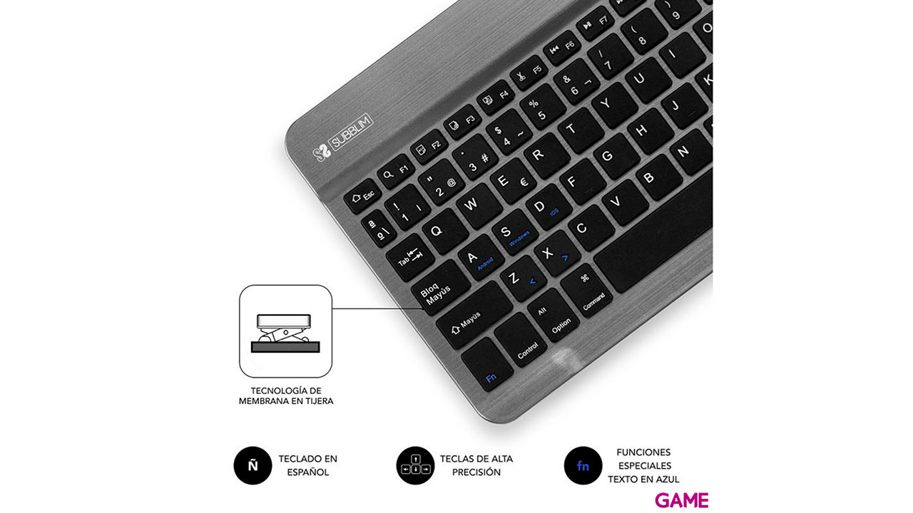 Subblim Smart BT Gris - Teclado-5