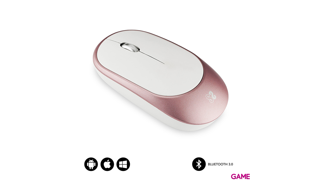 SUBBLIM RATON OPTICO WIRELESS BLUETOOTH SMART GOLD ROSE-0