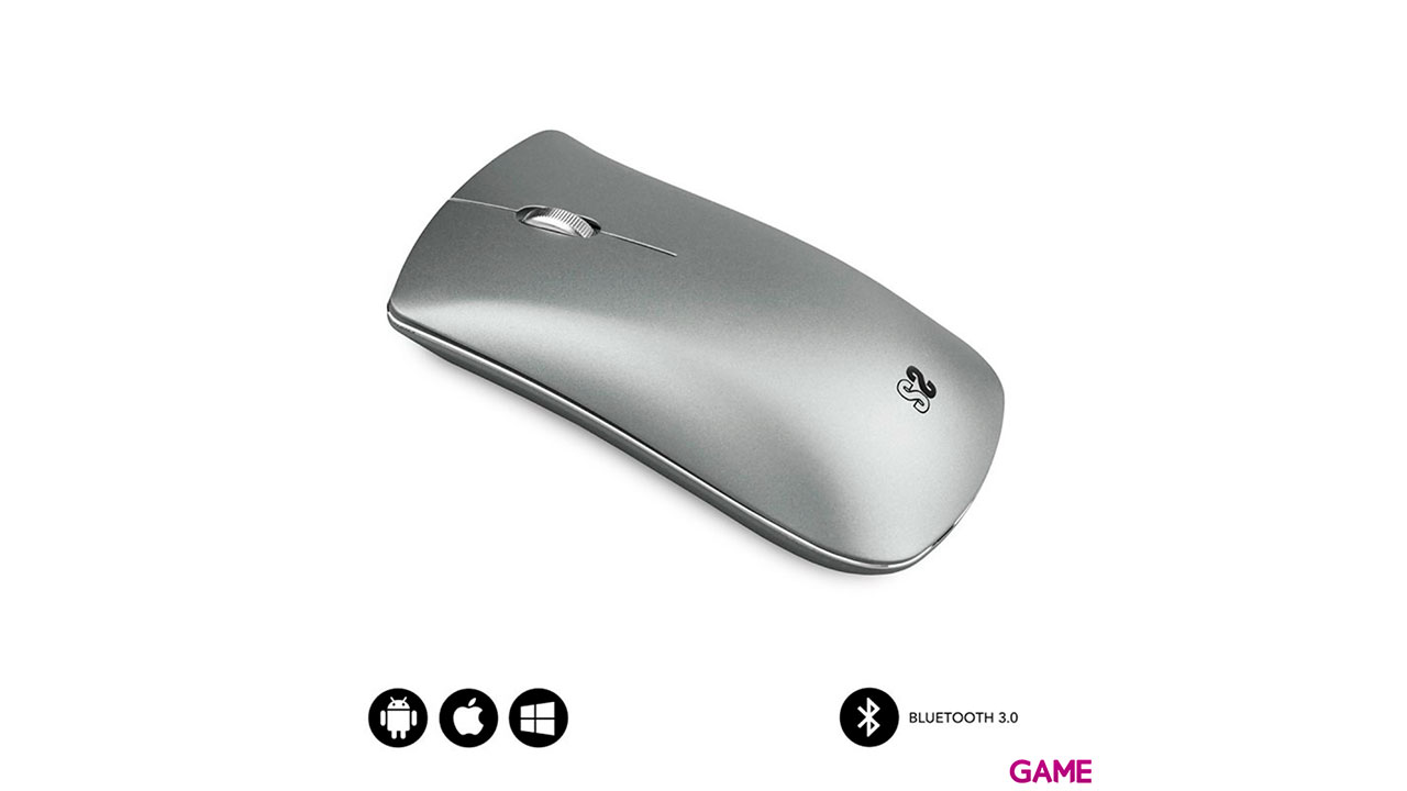 Subblim Elegant Optico Wireless Bluetooth silver - Raton-2