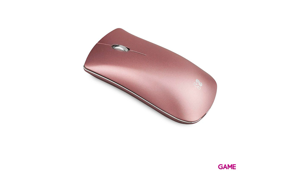 SUBBLIM RATON OPTICO WIRELESS BLUETOOTH BT MOUSE ELEGANT GOLD ROSE-0